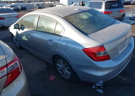 2012 Honda Civic Ex z USA, uszkodzony, nr VIN 19XFB2F87CE010386